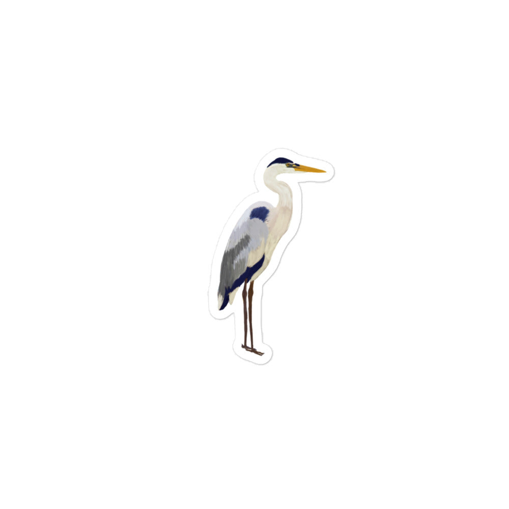 Greater Blue Heron Cajun Vodka Bird Bubble-free stickers