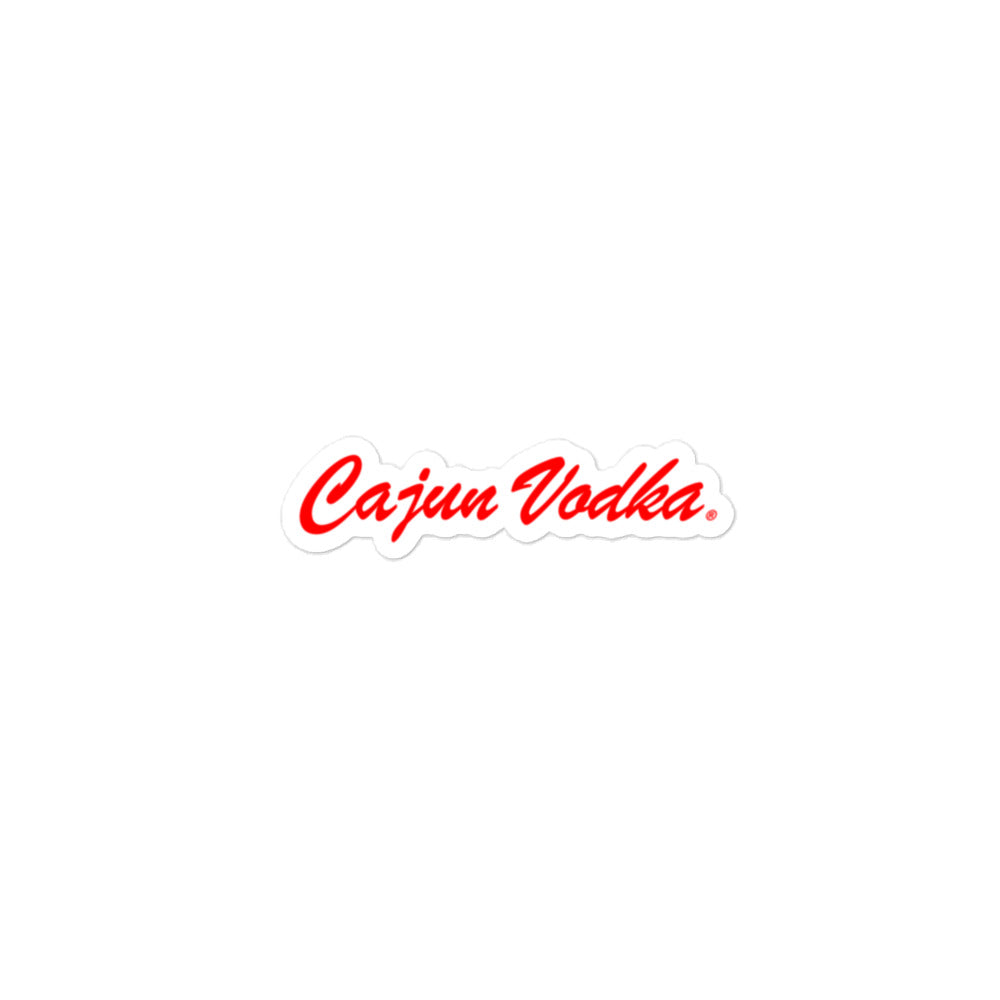 Cajun Vodka Bubble-free stickers