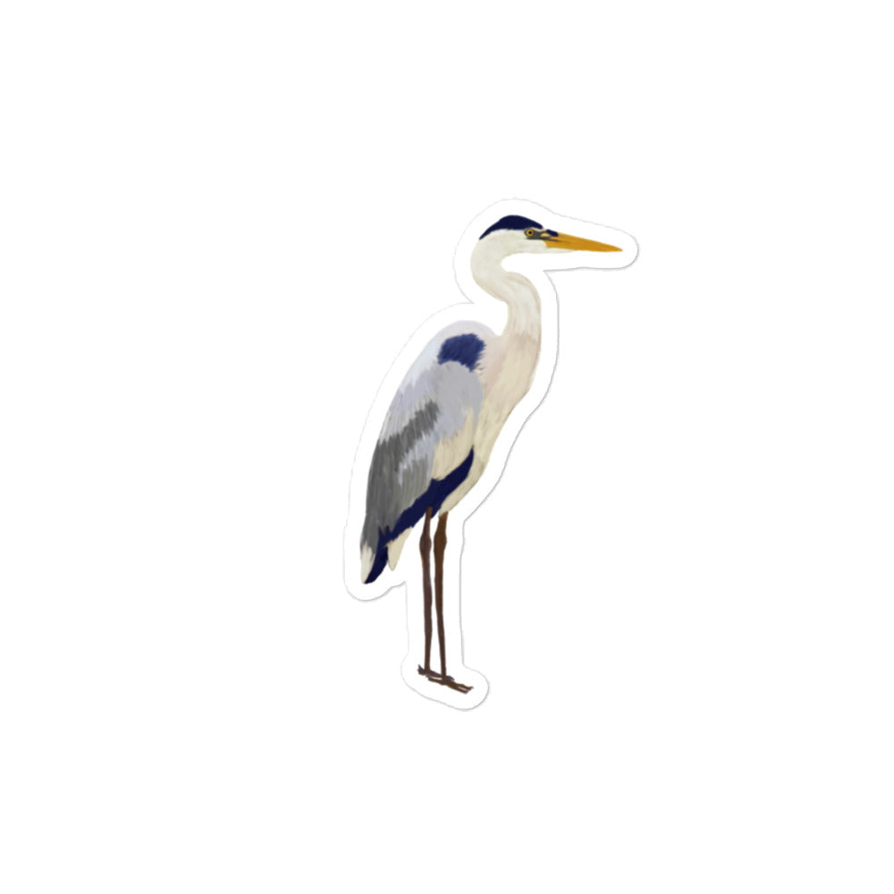 Greater Blue Heron Cajun Vodka Bird Bubble-free stickers
