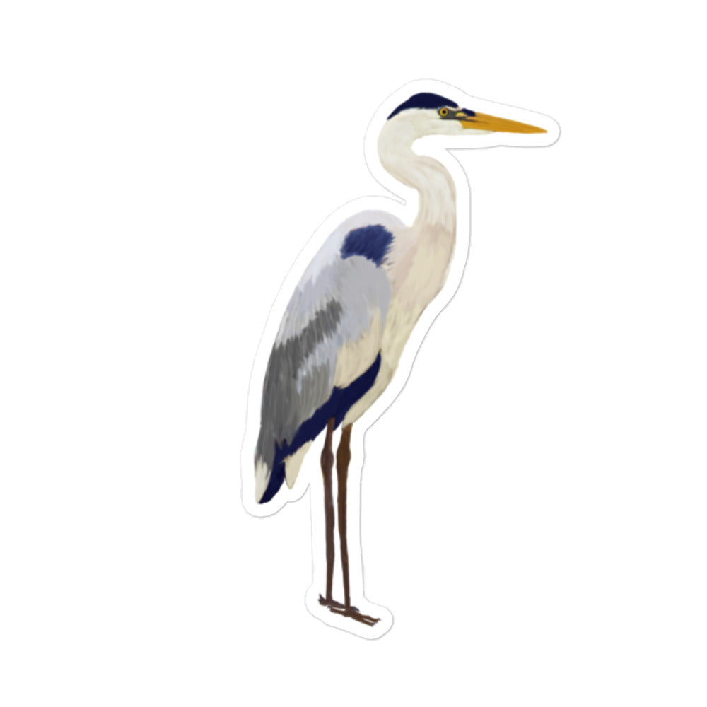 Greater Blue Heron Cajun Vodka Bird Bubble-free stickers