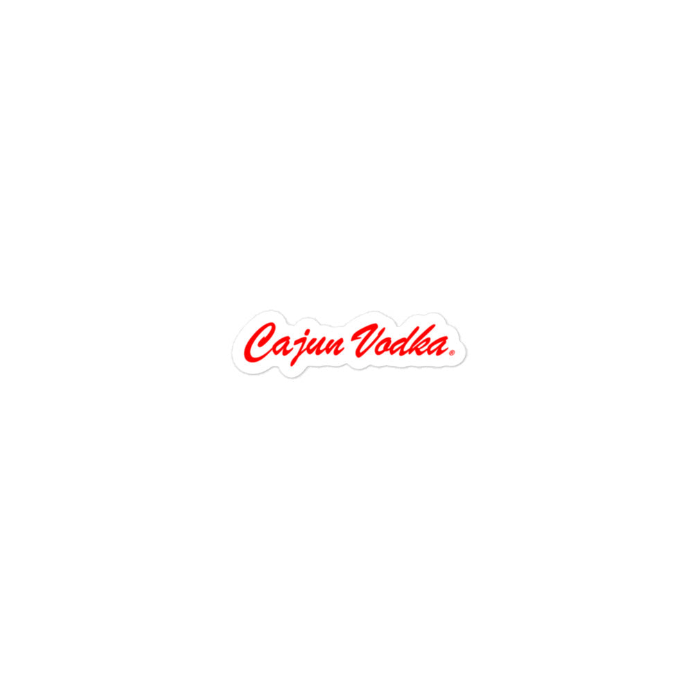 Cajun Vodka Bubble-free stickers