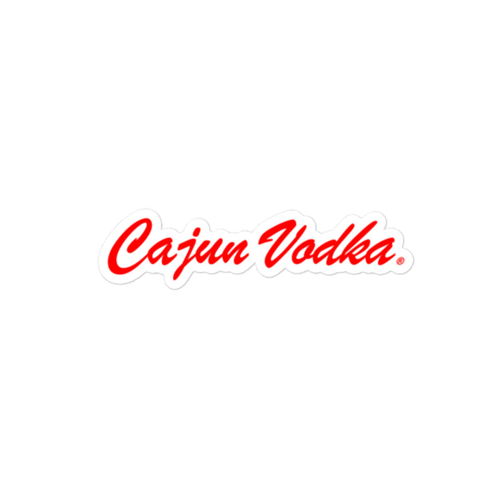 Cajun Vodka Bubble-free stickers
